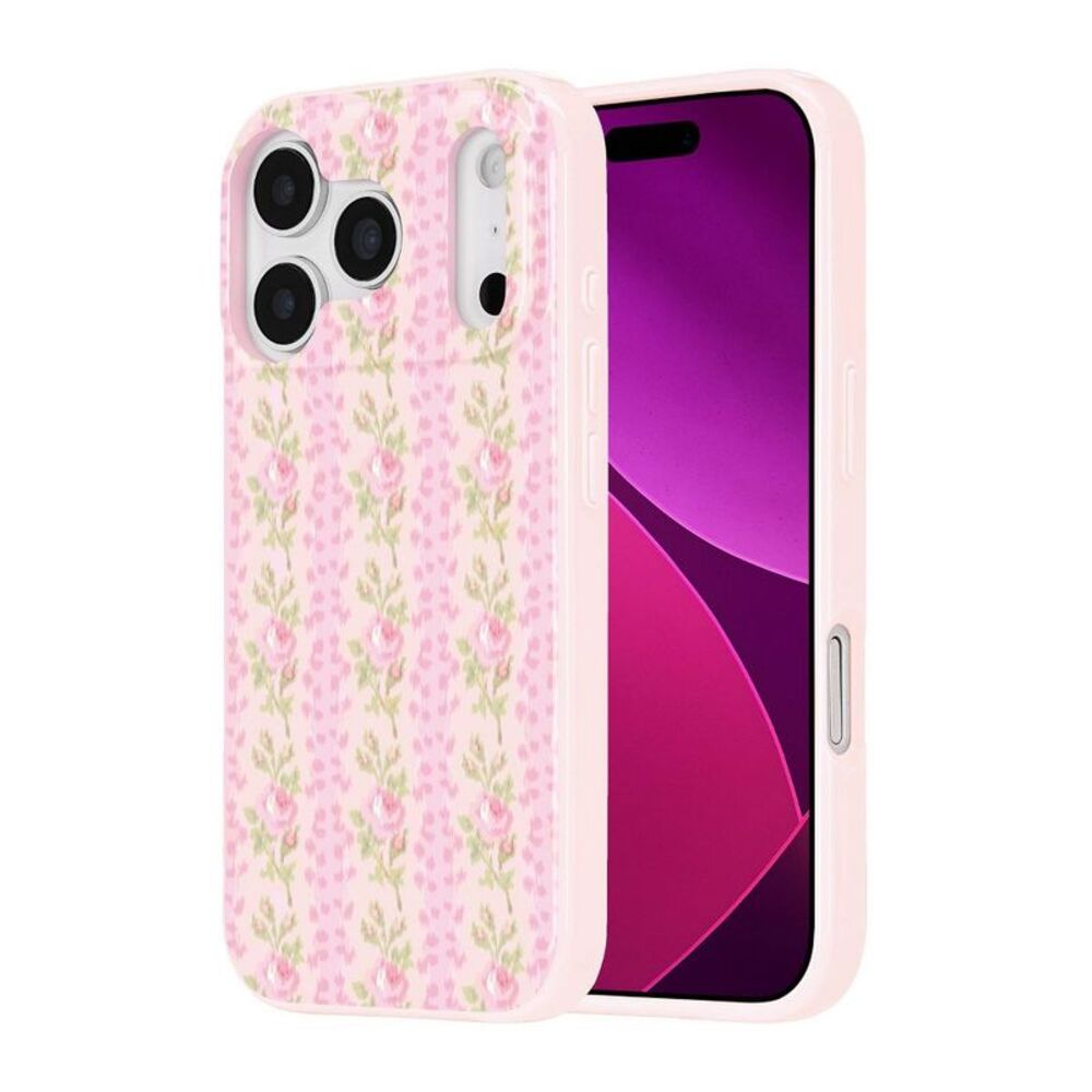 Case-Mate Blooming Heirloom iPhone 17 Pro Case with MagSafe Strawberry Macaroon - Picture 2 of 5